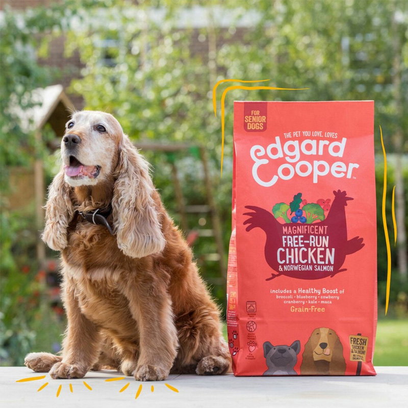 Edgard & Cooper Senior Verse Scharrelkip / Noorse Zalm Graanvrij