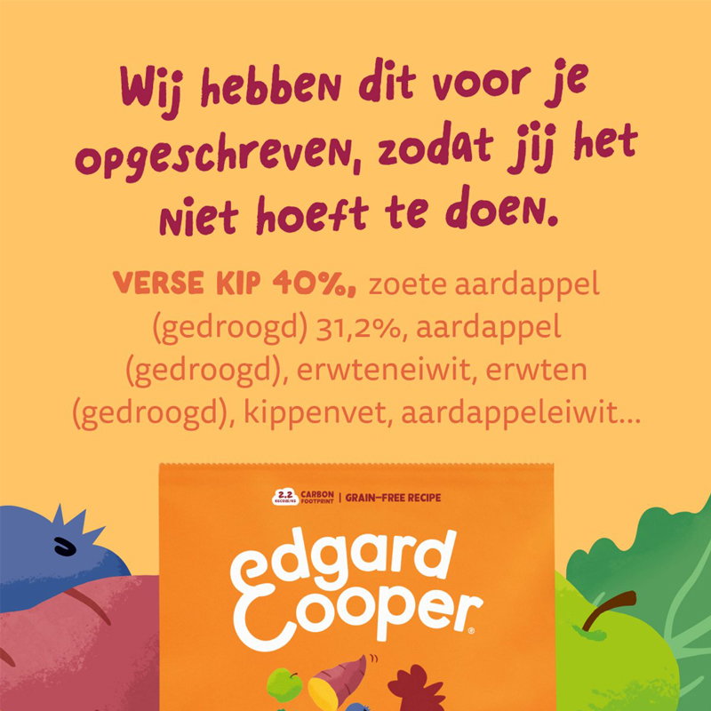 Edgard & Cooper Adult Verse Scharrelkip Graanvrij