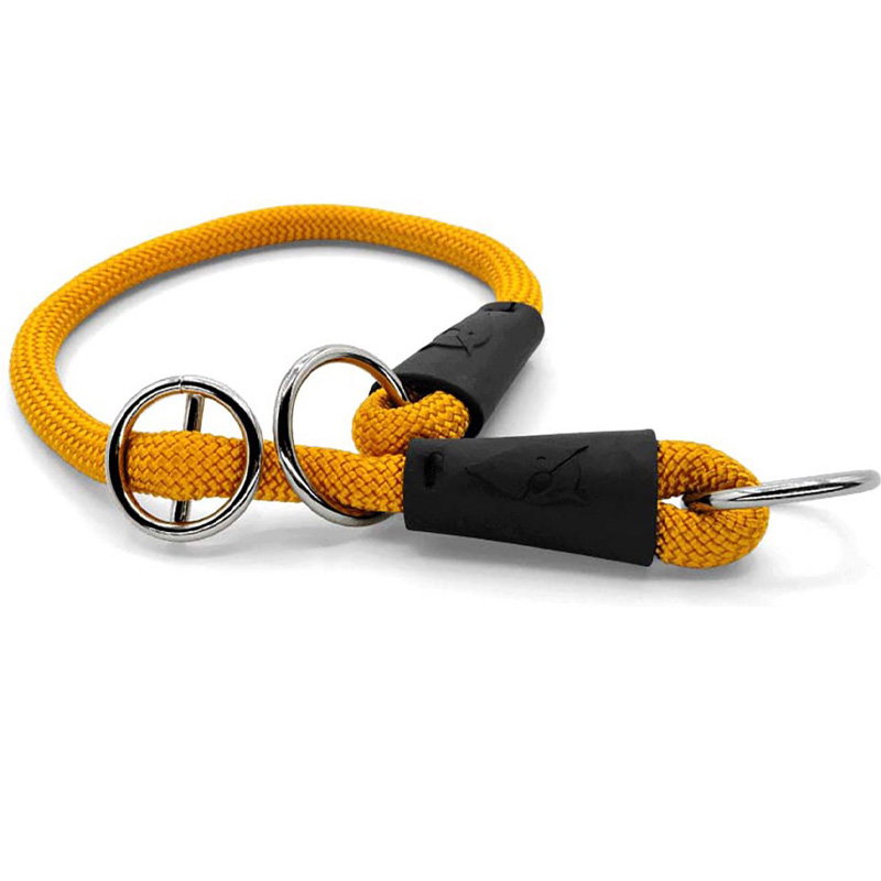 Morso Half Slip Halsband Hond Regular Rope Gerecycled Gold Goud