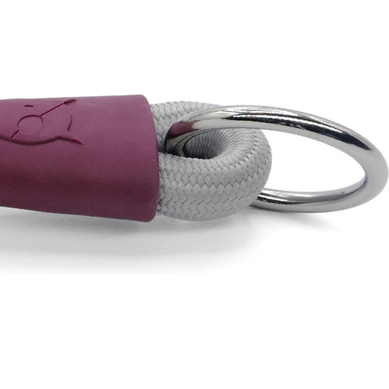 Morso Half Slip Halsband Hond Soft Rope Gerecycled Grey Grijs