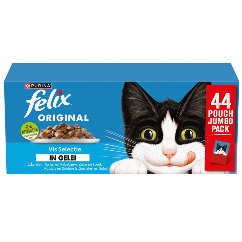 Felix Original Vis Selectie In Gelei