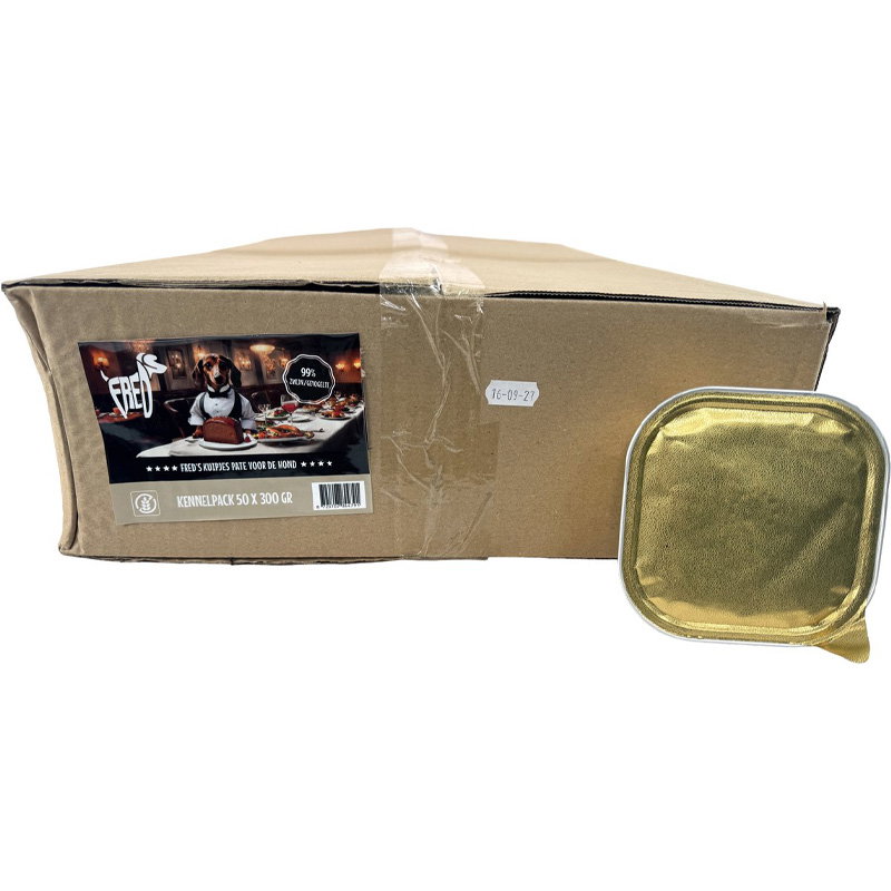 Freds Kuipje Hond Kennelpack Zwijn / Gevogelte 50x300gr