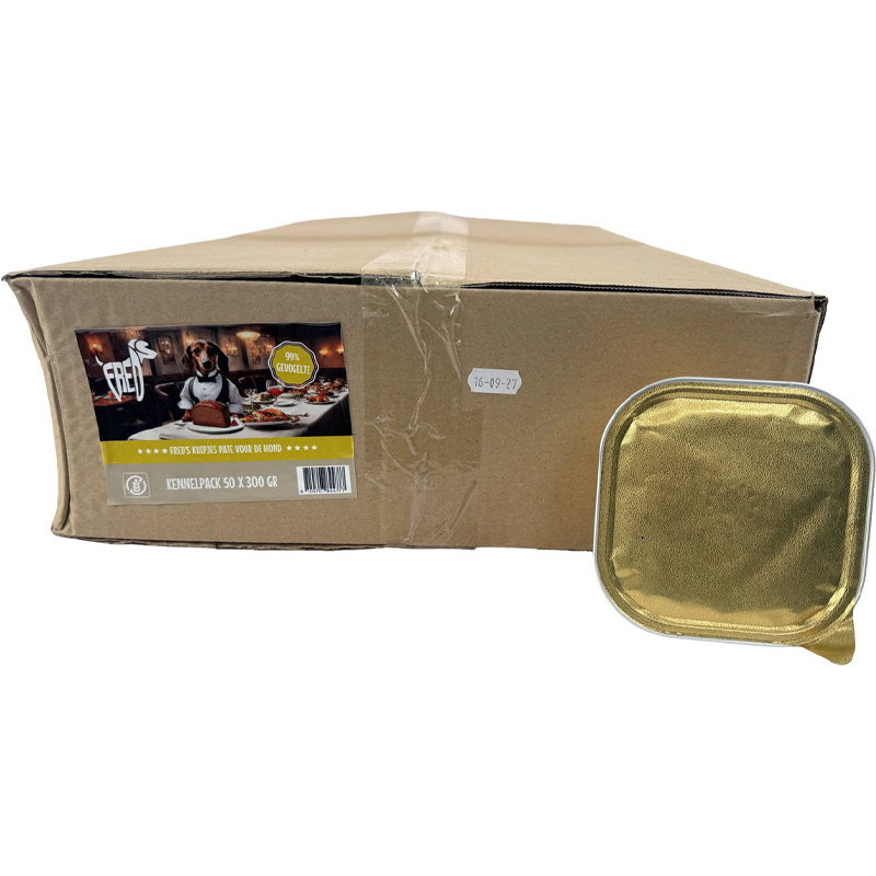Freds Kuipje Hond Kennelpack Gevogelte 50x300gr