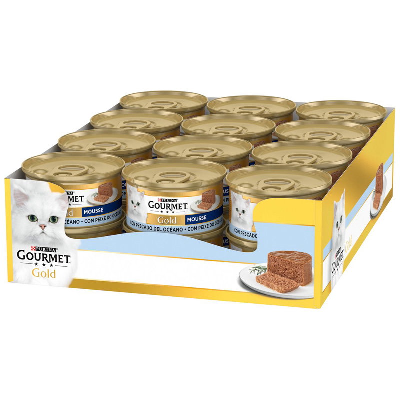 Gourmet Gold Fijne Mousse Tonijn 24x85gr