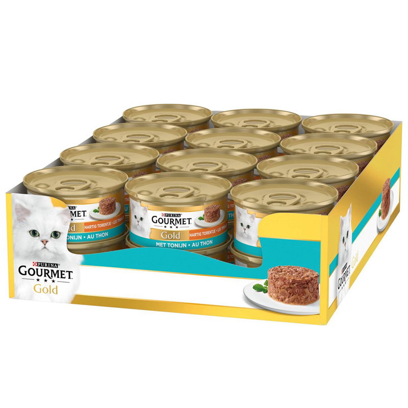 Gourmet Gold Hartig Torentje Met Tonijn 24x85gr