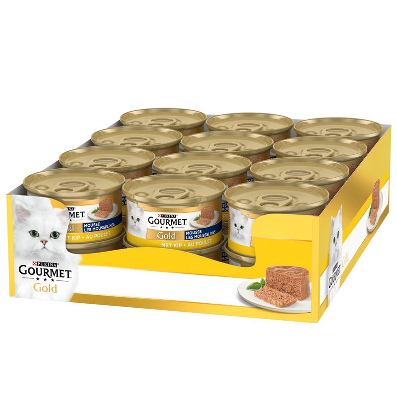 Gourmet Gold Fijne Mousse Kip 24x85gr