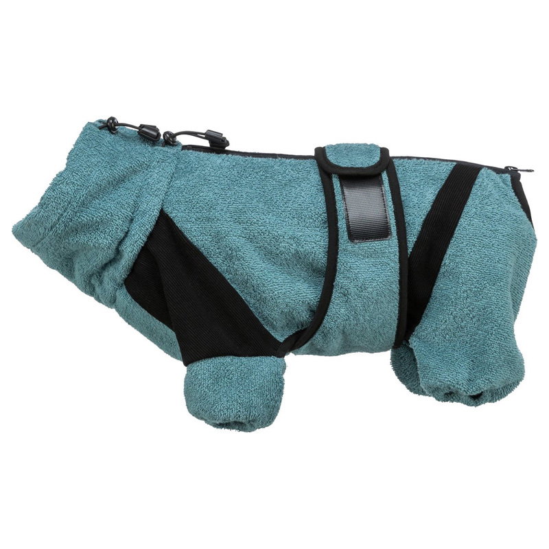 Trixie Badjas / Huisoverall Badstof Petrol