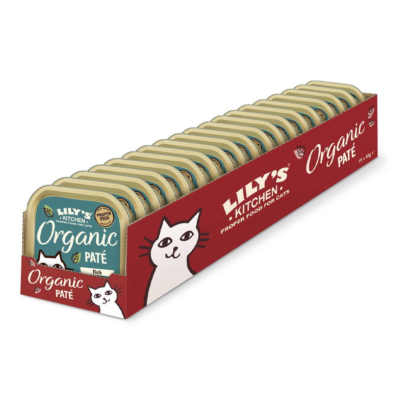 Lily's Kitchen Cat Organic Fish Pate 19x85gr