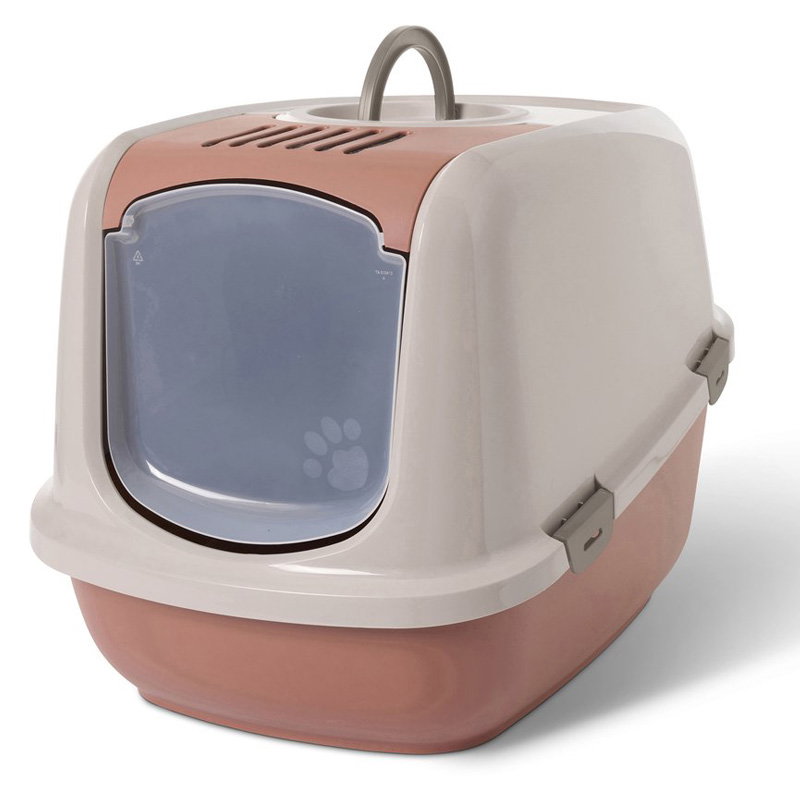 Savic Kattenbak Nestor Jumbo Champagne Roze / Terracotta