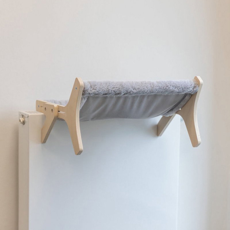 Trixie Hangmat Hout Onbehandeld Grijs