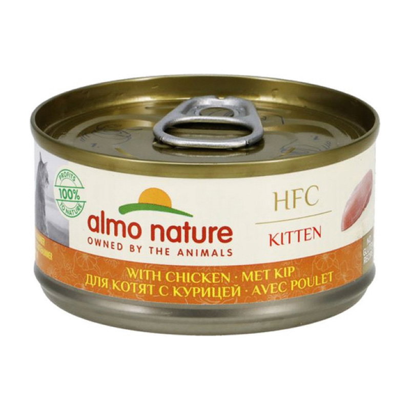 Almo Nature Cat Kitten Kip 24x70gr