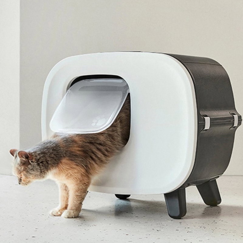 Savic Kattenbak Mira Deluxe Antraciet / Wit