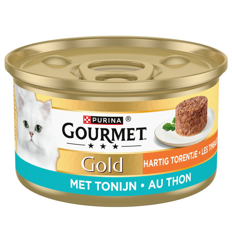 Gourmet Gold Hartig Torentje Met Tonijn 24x85gr