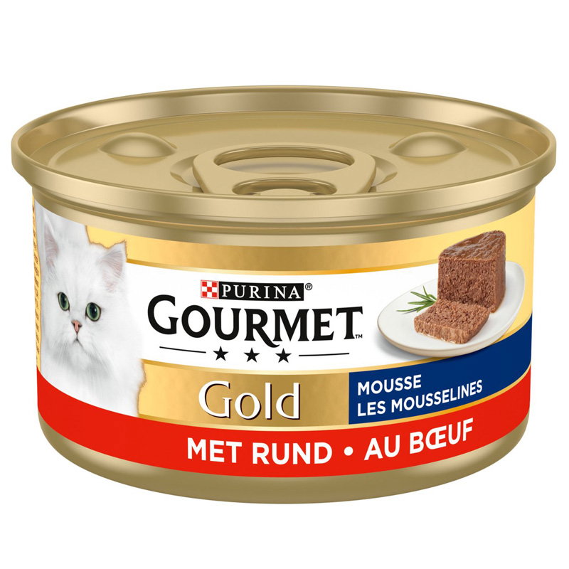 Gourmet Gold Fijne Mousse Rund 24x85gr