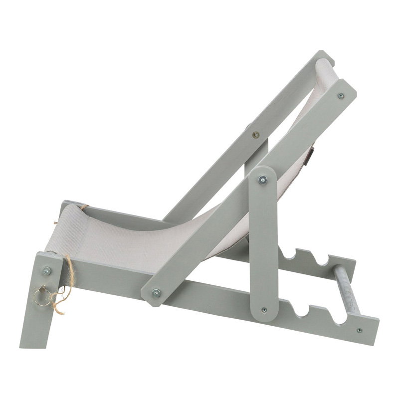 Trixie Strandstoel Hout Grijs