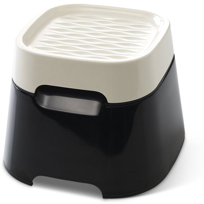 Savic Ergo Cube Voerbak Creme / Zwart