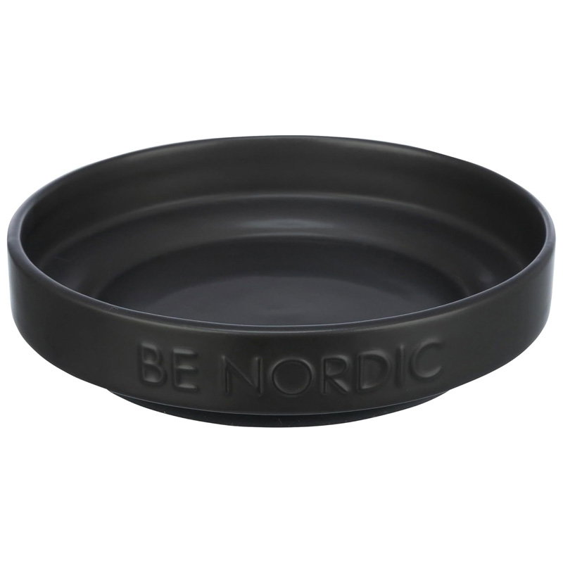 Trixie Be Nordic Voerbak Kat Keramiek / Rubber Zwart