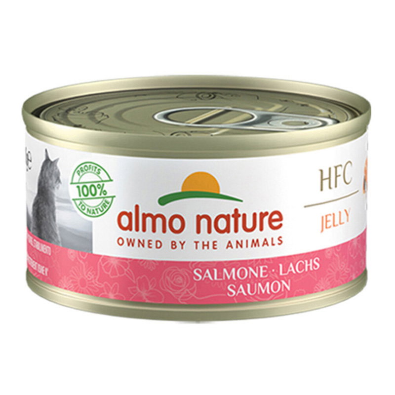 Almo Nature Cat Zalm Jelly 24x70gr