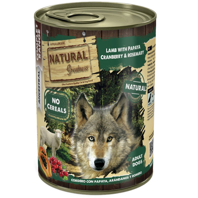 Natural Greatness Lamb / Papaya 400gr