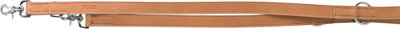 Trixie Hondenriem Rustic Vetleer Verstelbaar Heartbeat Bruin
