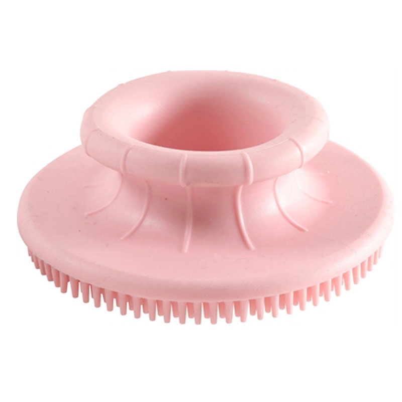 Zolux Anah Borstel Rond Rubber Roze