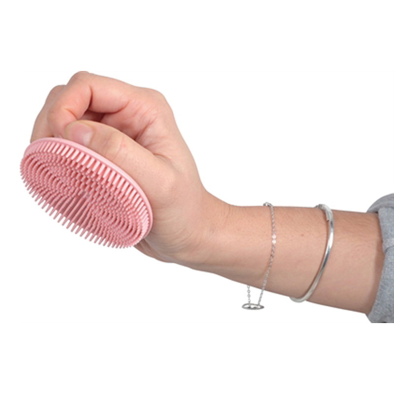 Zolux Anah Borstel Rond Rubber Roze