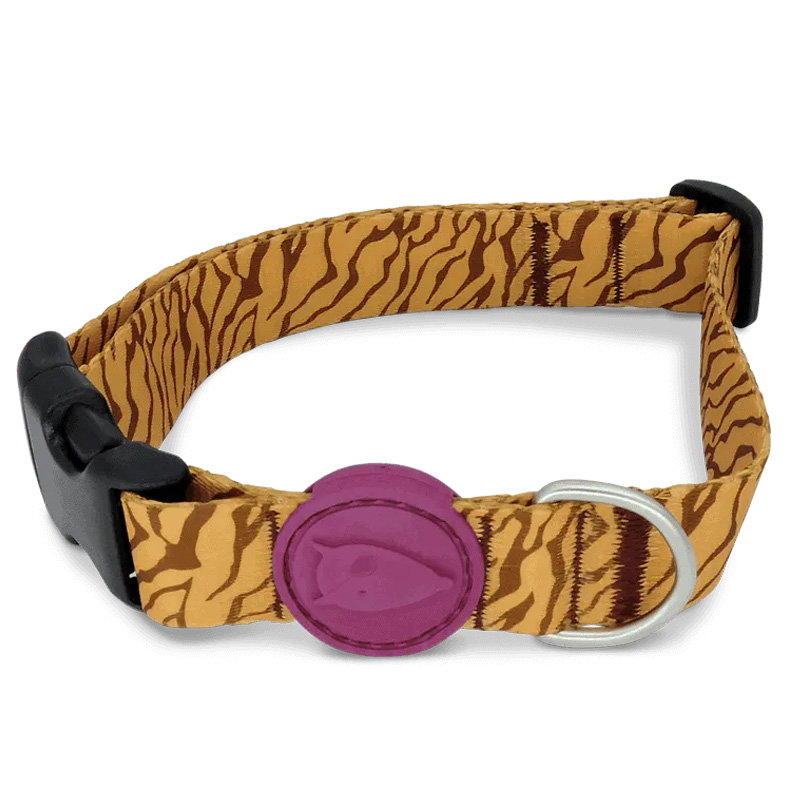 Morso Halsband Hond Gerecycled Jungle Drum Oranje