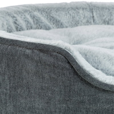 Trixie Vital Hondenmand Lino Soft Ovaal Grijs / Lichtgrijs