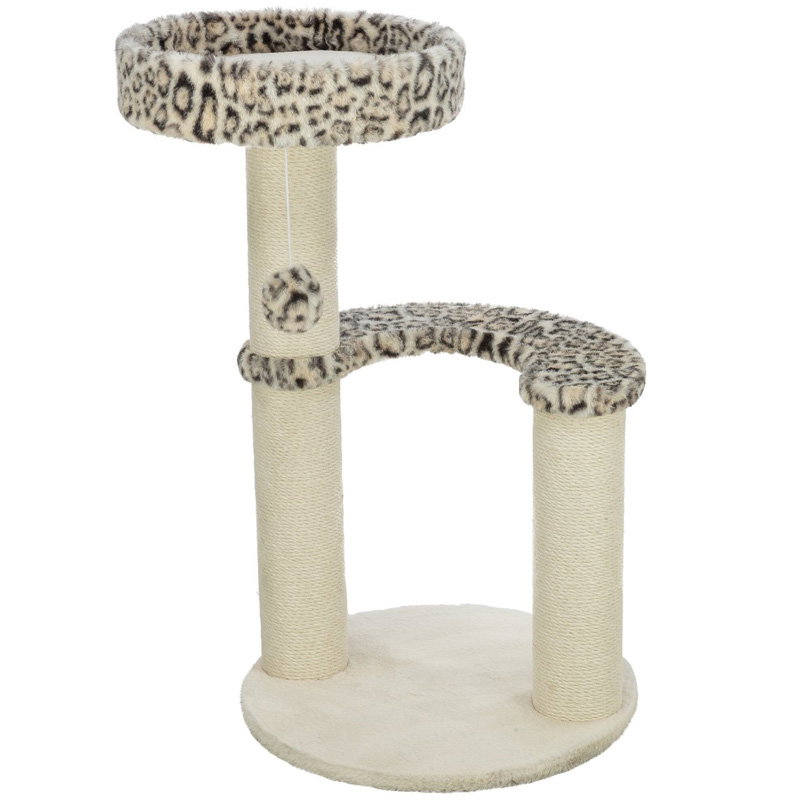 Trixie Krabpaal Leo Panterprint Rond Creme