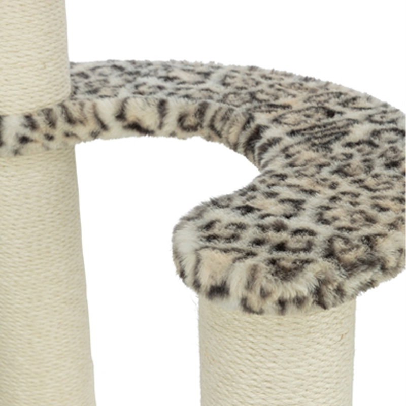 Trixie Krabpaal Leo Panterprint Rond Creme