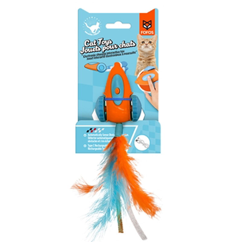 Fofos Interactieve Race Wagen Met Veren 19X5X3 Cm
