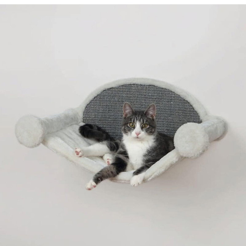 Trixie Kattenmand Hangmat Voor Aan De Muur Wit / Grijs