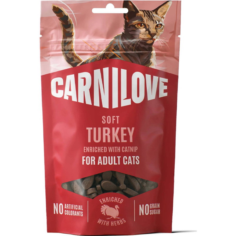 Carnilove Soft Snack Turkey / Catnip