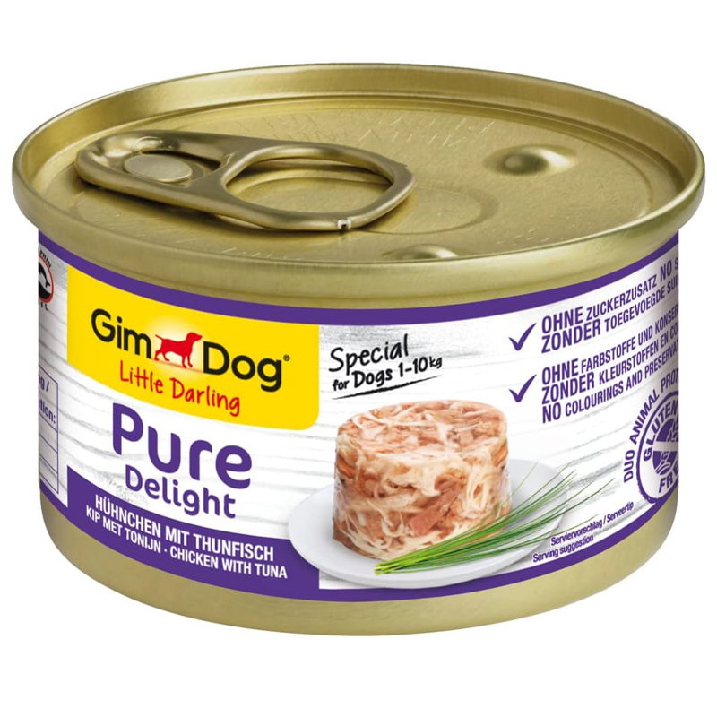 Gimdog Little Darling Pure Delight Kip / Tonijn 12x85gr