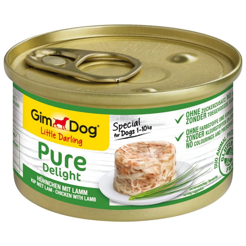Gimdog Little Darling Pure Delight Kip / Lam 12x85gr
