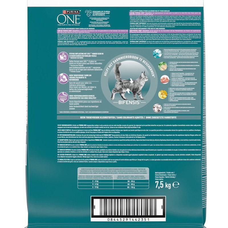 Purina One Sensitive Kalkoen / Rijst