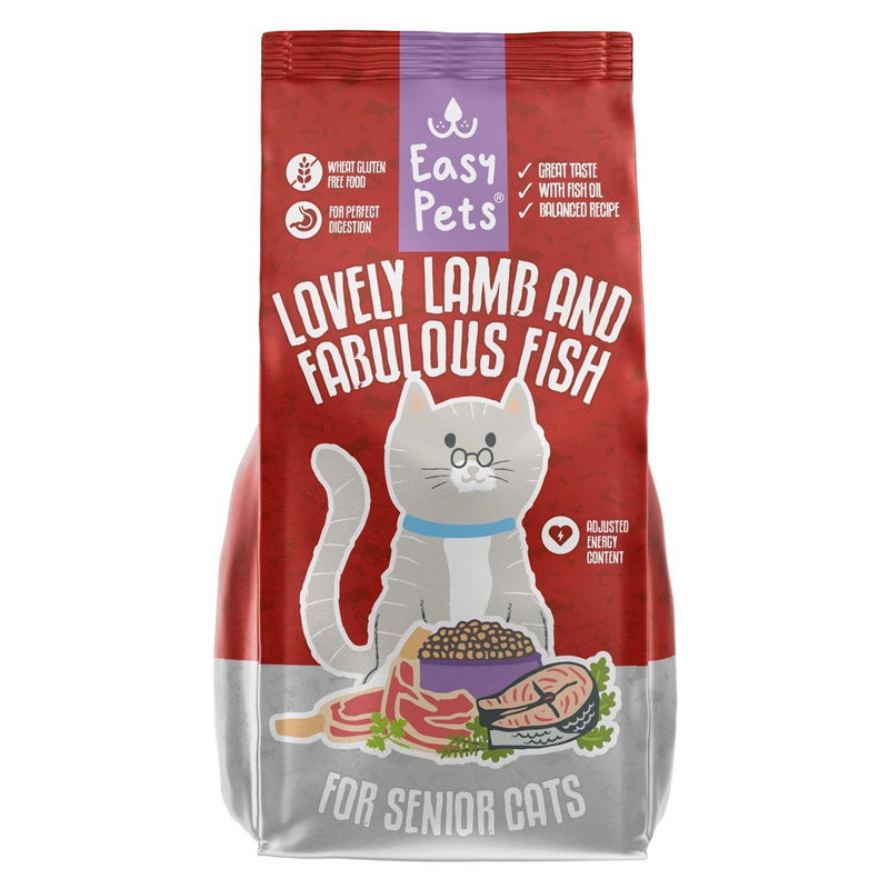 Easypets Lovely Lamb & Fabulous Fish Senior Kattenvoer