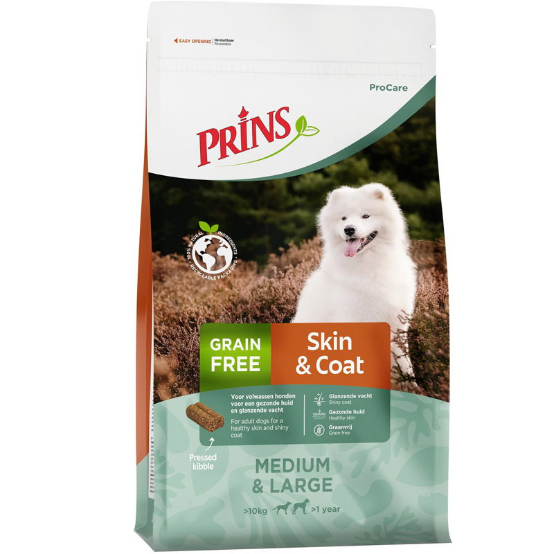 Prins Procare Graanvrij Skin & Coat 12kg