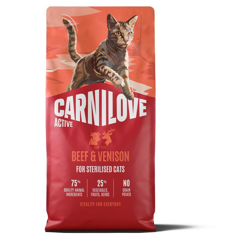 Carnilove Active Adult Sterilised All Breeds Beef / Venison