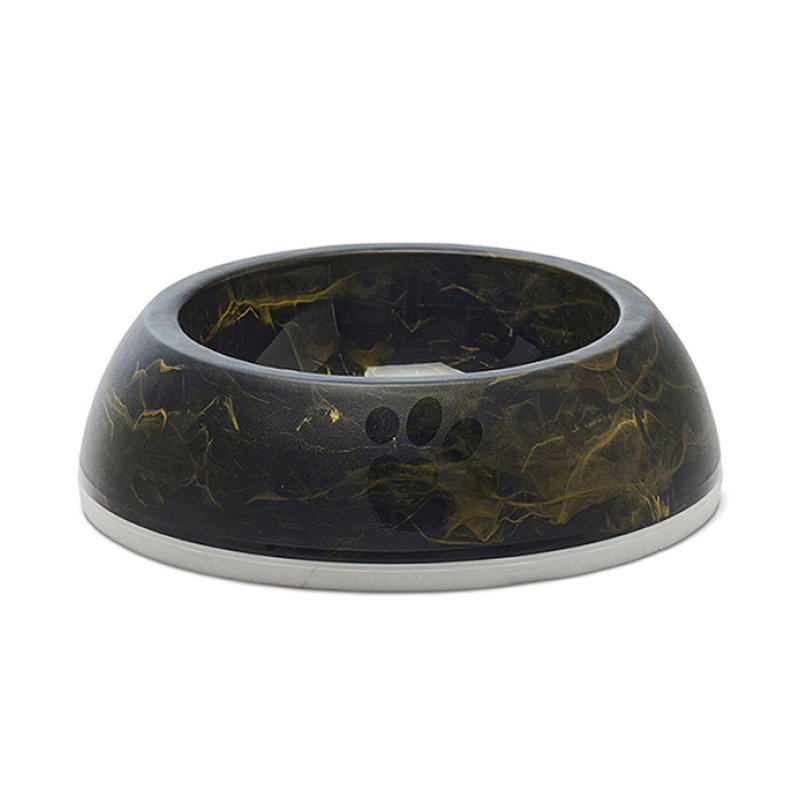 Savic Voerbak Delice 1 Marble Zwart / Goud