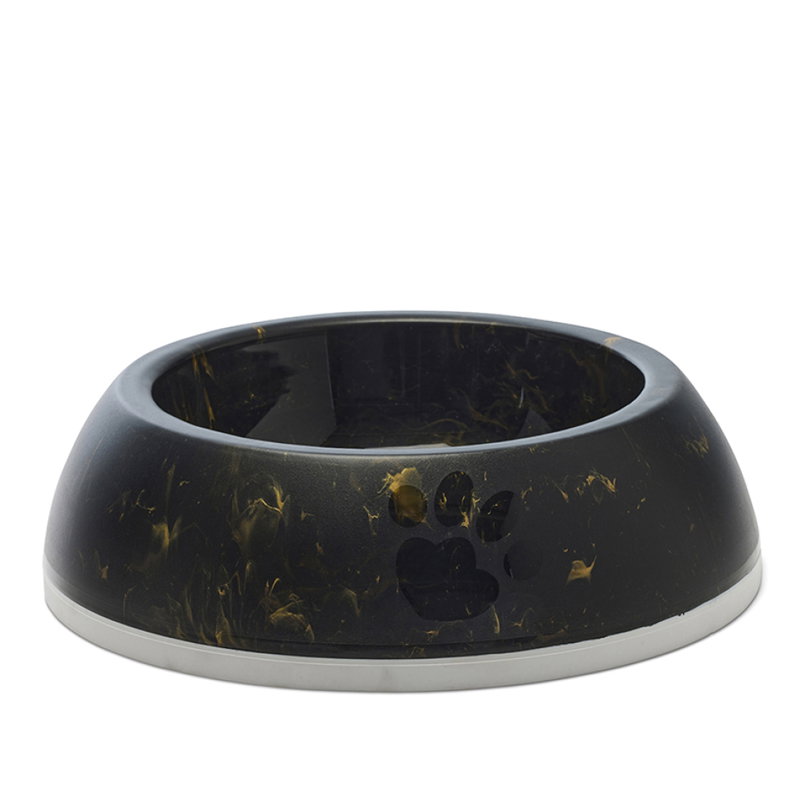Savic Voerbak Delice 3 Marble Zwart / Goud