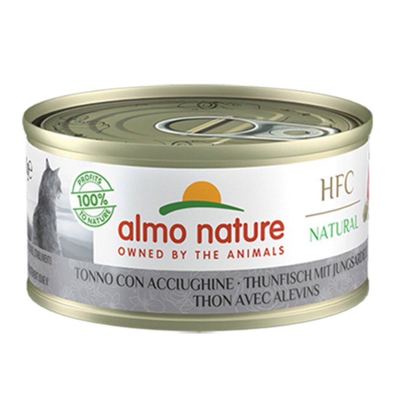 Almo Nature Cat Tonijn / Jonge Witvis 24x70gr