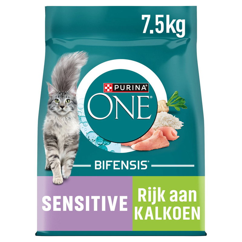 Purina One Sensitive Kalkoen / Rijst
