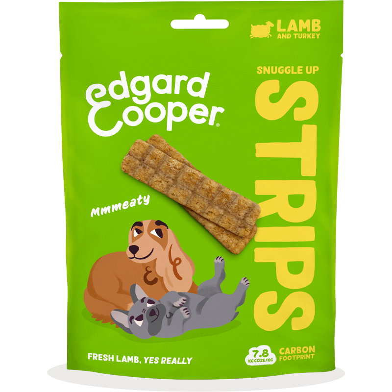 Edgard & Cooper Adult Strips Lam / Kalkoen