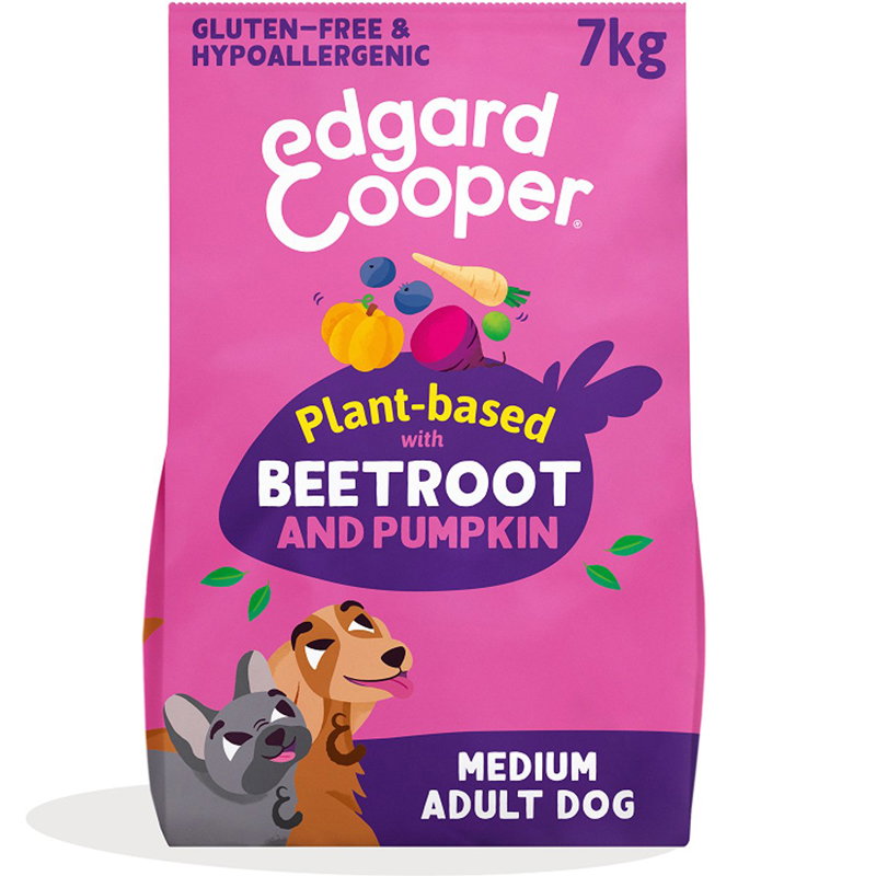 Edgard & Cooper Hond Adult Plantaardig Rode Biet / Pompoen 7kg