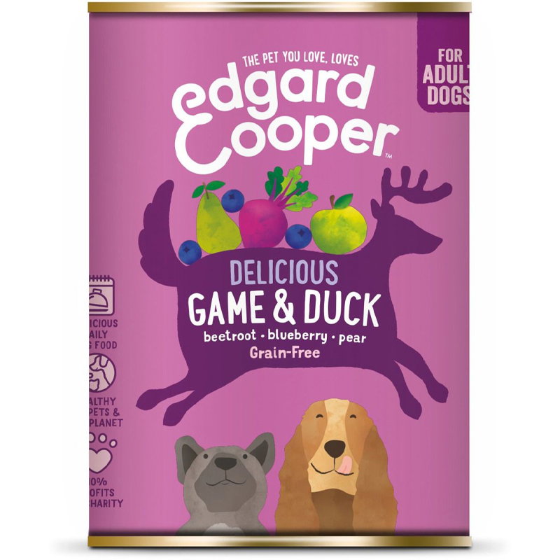Edgard & Cooper Wild / Eend Blik Graanvrij 6x400gr