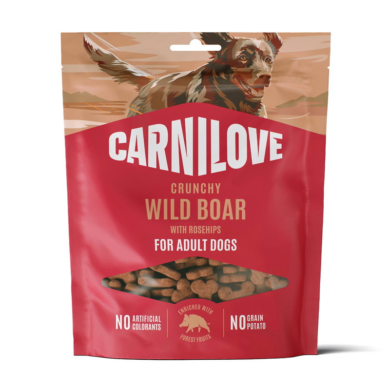 Carnilove Crunchy Snack Wild Boar / Rosehips