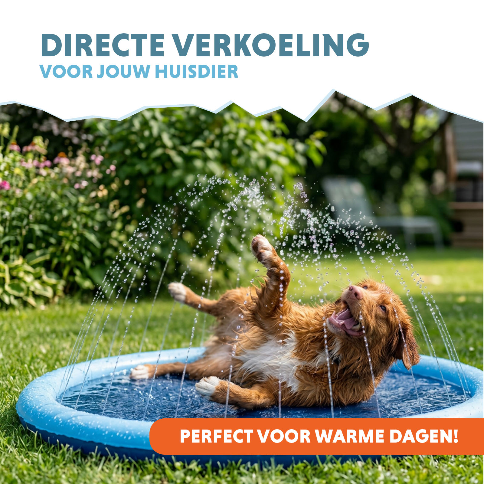 Coolpets Splash Sprinkler Pad S 100 cm