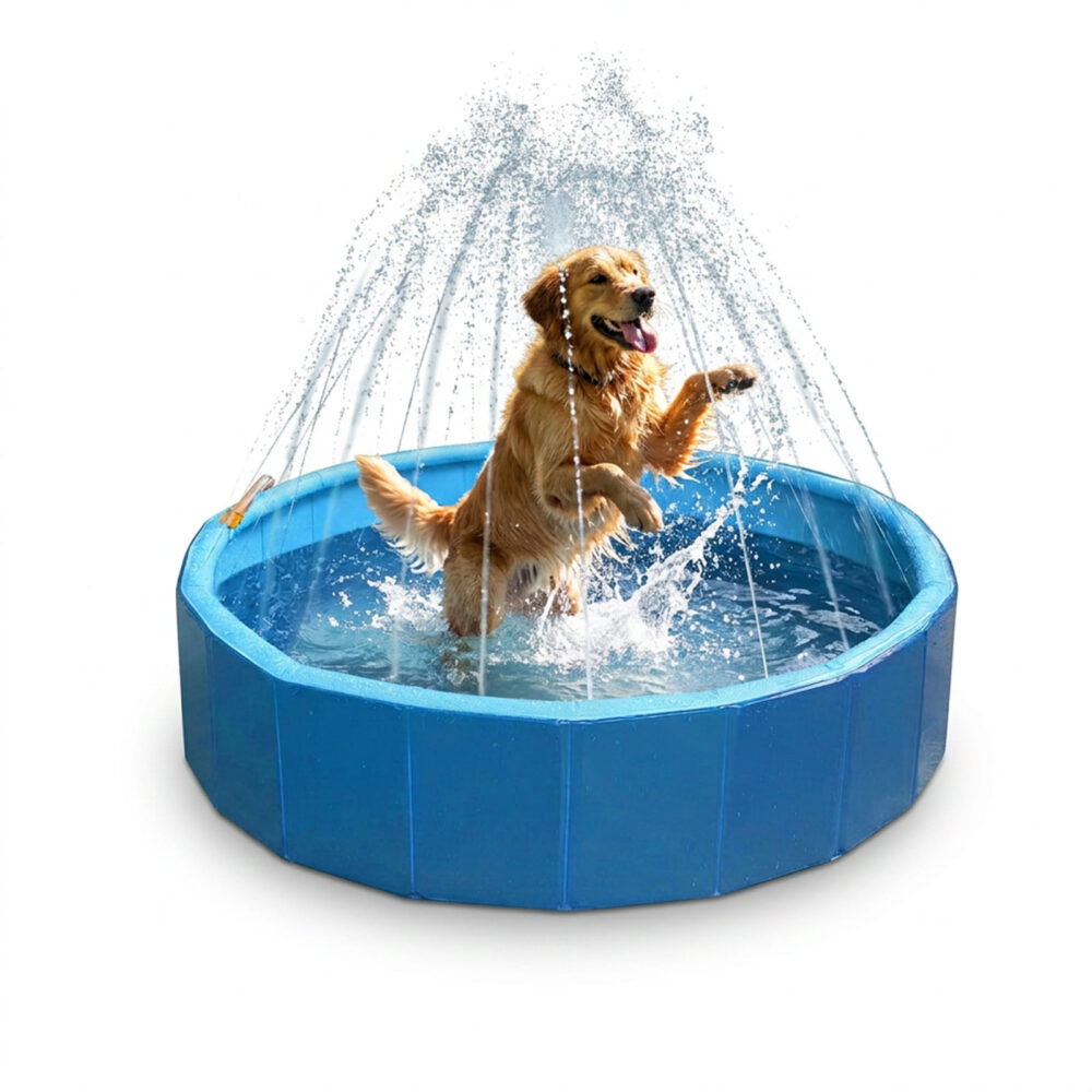 Coolpets Splash Sprinkler Pool