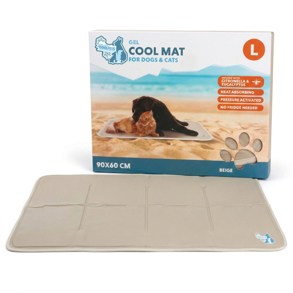 Coolpets Gel Cooling Mat Beige L